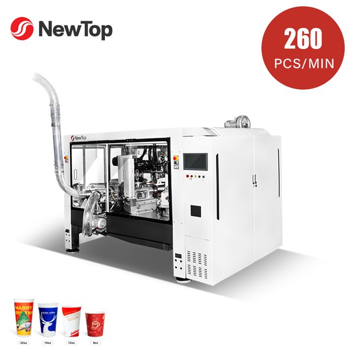 High Speed Intelligent Paper Cup Tshuab NEWTOP-258S
